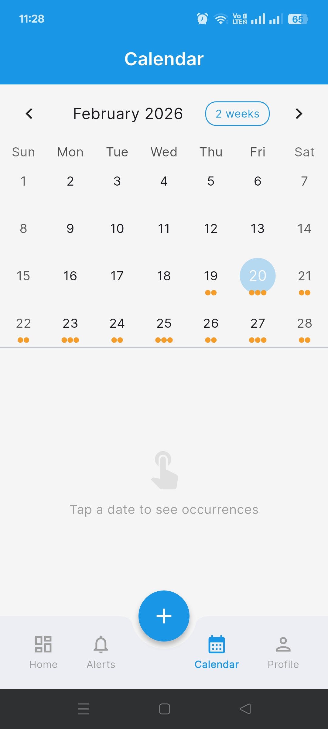 Calendar View
